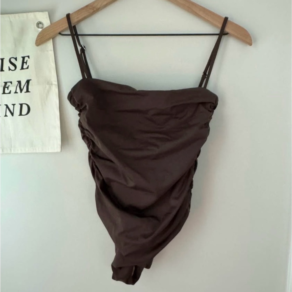 FP The Ruched Maillot One-Piece Swimsuit NWT